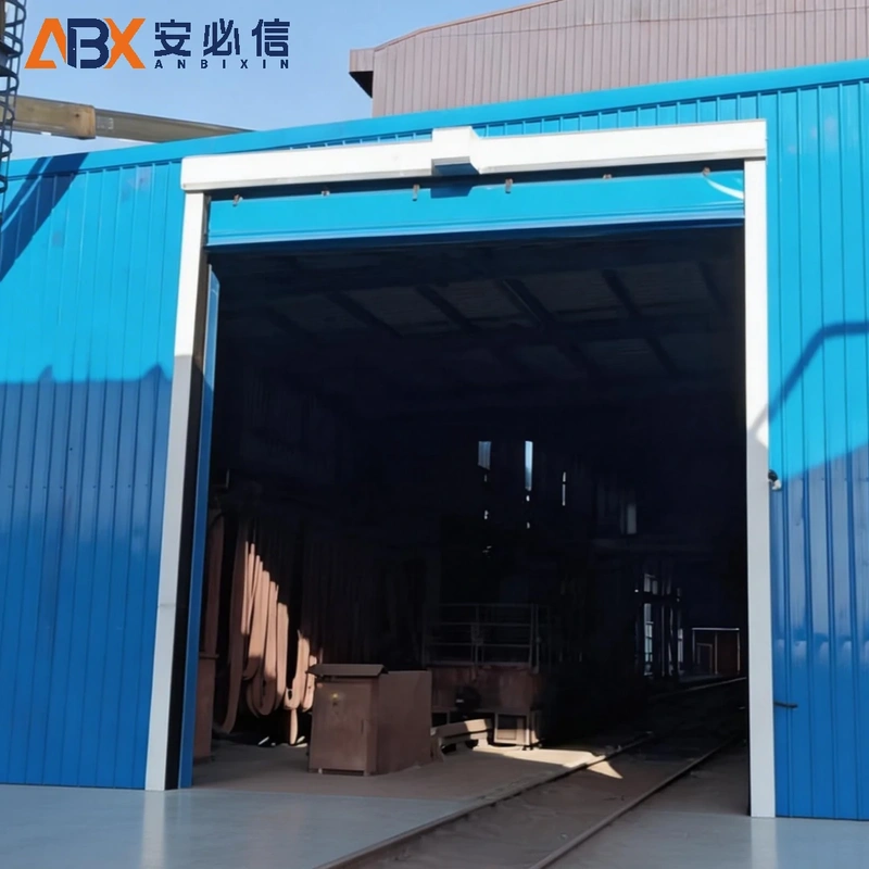 盘锦软帘堆积门